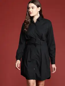 All About You Formals Pure Cotton Shirt Mini Dress