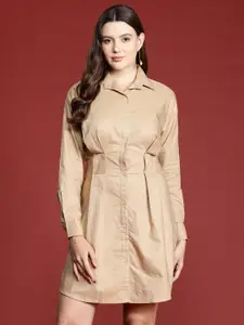 All About You Formals Pure Cotton Shirt Mini Dress