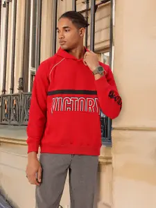 Kook N Keech Printed Hooded Relaxed Fit Sweatshirt