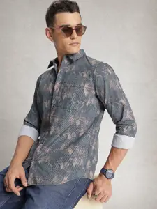 WROGN Striped Pure Cotton Casual Shirt