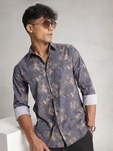 WROGN Striped Pure Cotton Casual Shirt