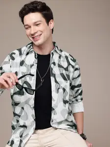 WROGN Abstract Printed Casual Shirt