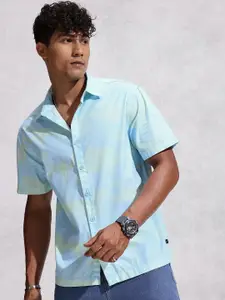 WROGN Comfort Fit Opaque Dyed Effect Pure Cotton Casual Shirt