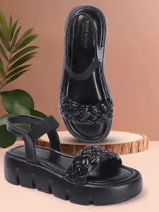 madam glorious Open Toe Flatform Heels