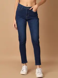 V-Mart Women Light Fade High-Rise Cropped Denim Jeans