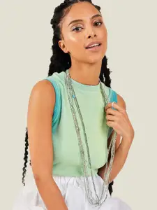 Accessorize Beaded Layered Necklace