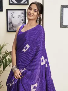 Satrani Tie and Dye Ready to Wear Saree