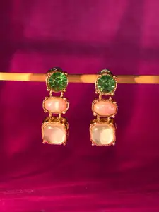 Accessorize Circular Crystals Drop Earrings