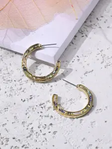 Accessorize Contemporary Half Hoop Earrings