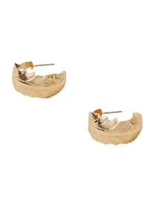 Accessorize Leaf Shaped Hoop Earrings