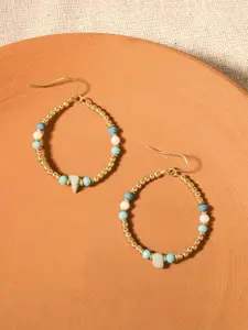 Accessorize Beaded Circular Hoop Earrings