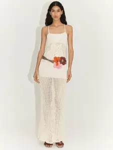 MANGO Knitted Maxi Dress