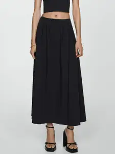 MANGO Flared Maxi Skirt