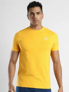 Reebok Men Solid Round Neck Slim Fit T-Shirt