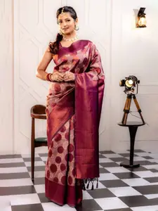 SGF11 Woven Design Pure Zari Heavy Work Kanjeevaram Silk Saree