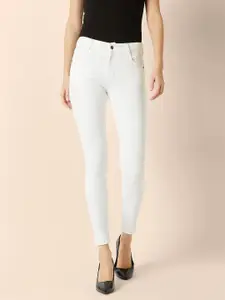 Miss Chase Women Skinny Mid Rise Clean Look Stretchable Jeans