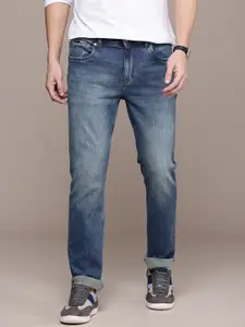 Nautica Men Straight Fit Heavy Fade Stretchable Jeans