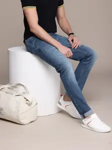 Nautica Men Slim Fit Heavy Fade Stretchable Jeans