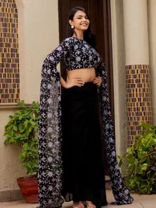 HOUSE OF JAMOTI Embroidered Thread Work Ready to Wear Lehenga