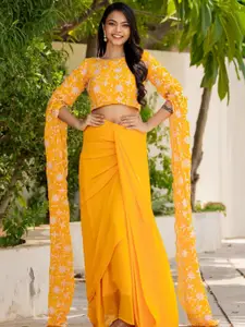 HOUSE OF JAMOTI Embroidered Ready to Wear Lehenga & Blouse