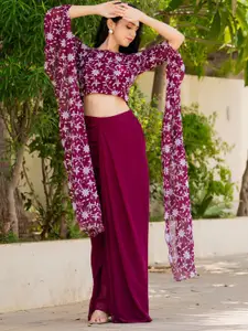 HOUSE OF JAMOTI Embroidered Thread Work Ready to Wear Lehenga & Choli