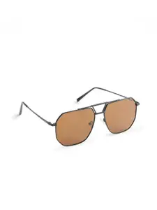 OPIUM Men Square Sunglasses with Polarised and UV Protected Lens