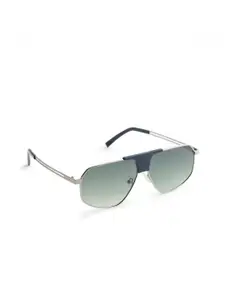 OPIUM Men Square Sunglasses with UV Protected Lens OP-10132-C03-60-Silver