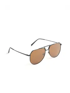 OPIUM Men Square Sunglasses with Polarised and UV Protected Lens
