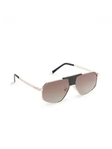 OPIUM Men Square Sunglasses with Polarised and UV Protected Lens