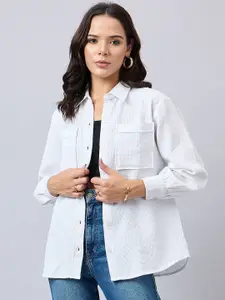 Style Quotient Women Relaxed Opaque Cotton Casual Shirt