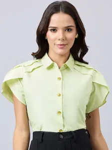 Style Quotient Women Smart Opaque Formal Shirt SS24SQTULIPA_PA-S-PISTA