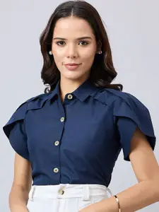 Style Quotient Women Solid Smart Opaque Casual Shirt