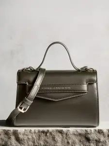 French Connection Structured Satchel