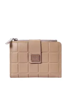 Lino Perros Women Geometric Textured Two Fold Wallet