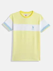 U.S. Polo Assn. Kids Boys Colourblocked T-shirt