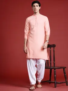 Anouk Tyohaar Collection Woven Design Straight Kurta with Thread Work