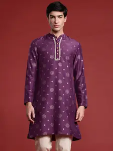 Anouk Geometric Print Straight Kurta