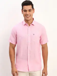 Allen Solly Men Solid Slim Fit Casual Shirt