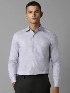 Louis Philippe Men Checked Pure Cotton Formal Shirt