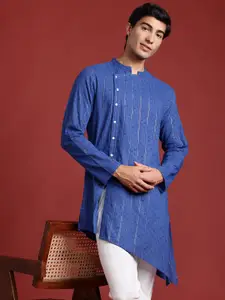 Anouk Angrakha Pure Cotton Kurta with Churidar