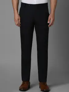 Louis Philippe Men Slim Fit Mid-Rise Formal Trousers
