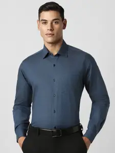 Van Heusen Men Micro Ditsy Printed Cotton Formal Shirt