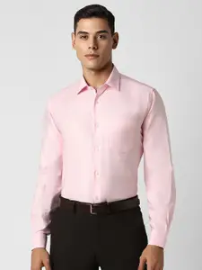 Van Heusen Men Solid Cotton Casual Shirt
