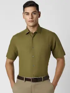 Van Heusen Men Solid Casual Shirt
