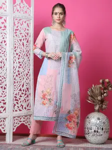 Stylee LIFESTYLE Floral Printed Unstitched Dress Material