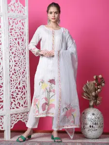 Stylee LIFESTYLE Floral Printed Unstitched Dress Material