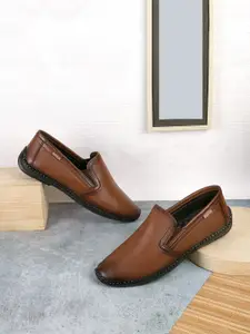 Mochi Men Leather Formal Slip-Ons