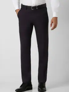 Van Heusen Men Mid-Rise Slim Fit Trousers