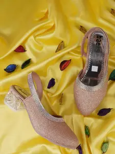 BAESD Girls Party Block Heels Mules