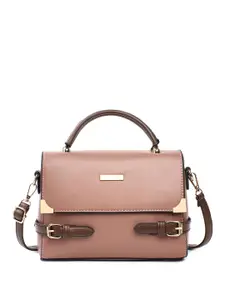 Luvoksi Colourblocked PU Bowling Satchel